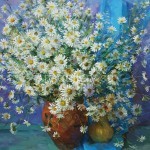 Bugorkov Sergey Stepanovich 79х60 oil on canvas 2012. "Daisies" 60$