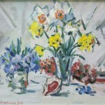 Nekluenko N. P. 34х42,5 org.m. 2006. Spring flowers-60$