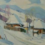 Sapatuk M. M. 50х35 org/m 1990 "Winter in Carpathians" 1200$