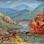 Horov A. 85х65 x/m "Autumn in the Carpathians" 600$